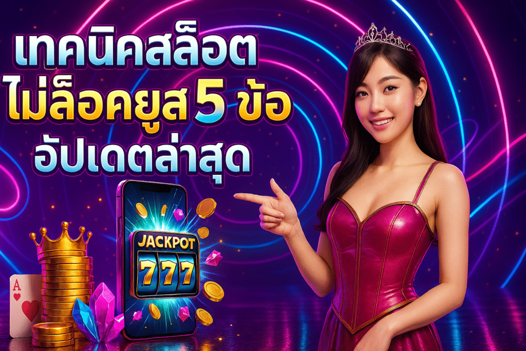 เทคนิคสล็อต ไม่ล็อคยูส